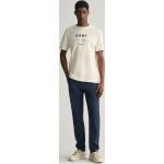 Bestickte Gant Slim Fit Jeans mit Reißverschluss aus Baumwolle für Herren Weite 40, Länge 34 