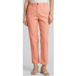 Lachsfarbene Unifarbene Business Gant Business-Hosen aus Baumwolle für Damen Größe M 