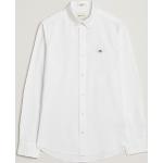 Weiße Bestickte Gant Oxford Button Down Kragen Slim Fit Hemden für Herren Größe XXL 