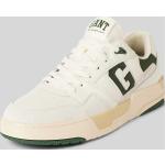 Weiße Gant Low Sneaker mit Schnürsenkel aus Leder für Herren Größe 42 