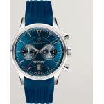 Blaue Gant Herrenarmbanduhren aus Edelstahl mit 24-Stunden-Anzeige mit Datumsanzeige mit Mineralglas-Uhrenglas 