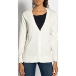 Reduzierte Weiße Unifarbene Gant V-Ausschnitt Damencardigans & Damenstrickjacken aus Baumwolle Größe XS für den für den Herbst 