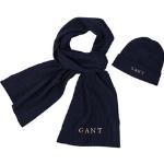 Reduzierte Blaue Gant Wollschals aus Wolle für Damen Einheitsgröße 