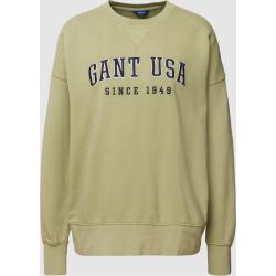 Gant Sweatshirt mit Label-Stitching