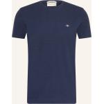 Dunkelblaue Gant T-Shirts aus Baumwolle für Herren Größe 3 XL 