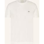 Cremefarbene Gant T-Shirts aus Baumwolle für Herren Größe 3 XL 