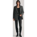 Schwarze Gant Slim Fit Jeans aus Baumwolle für Damen Größe XXL 