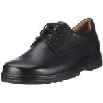 Schwarze Business Ganter Eric Derby Schuhe mit Schnürsenkel für Herren Größe 40,5 