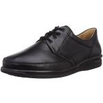 Schwarze Business Ganter Kurt Derby Schuhe mit Schnürsenkel aus Leder für Herren Größe 44 