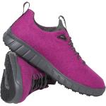 Ganter Sneaker Evo Merinowolle (Merino-Walkloden für guten Klimakomfort) pink/anthrazitgrau Damen