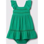 Reduzierte Grüne Unifarbene GAP Kinderbodykleider aus Baumwolle Größe 104 