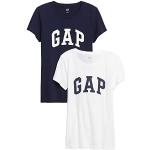 Marineblaue Kurzärmelige GAP T-Shirts maschinenwaschbar für Damen Größe M 
