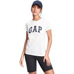 Weiße Kurzärmelige GAP T-Shirts maschinenwaschbar für Damen Größe M 