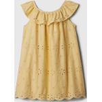 Reduzierte Gelbe Blumenmuster GAP Kinderkleider aus Baumwolle für Mädchen Größe 92 