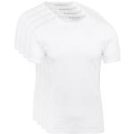 Reduzierte Weiße Unifarbene Kurzärmelige Rundhals-Ausschnitt T-Shirts für Herren Größe 3 XL 