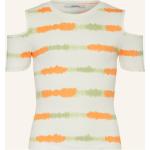 Hellgrüne Garcia T-Shirts mit Cutwork aus Baumwolle für Damen 