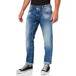 Reduzierte Blaue Vintage Garcia Russo Tapered Jeans aus Denim für Herren Weite 32 