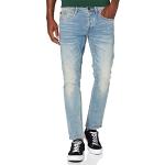 Blaue Garcia Slim Fit Jeans mit Knopf aus Denim für Herren Weite 31 