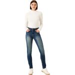 Reduzierte Blaue Vintage Garcia Slim Fit Jeans aus Kunstfaser für Damen Größe XS Weite 29 
