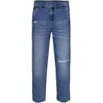 Reduzierte Blaue Garcia 5-Pocket Jeans für Kinder mit Reißverschluss aus Baumwolle für Jungen Größe 164 