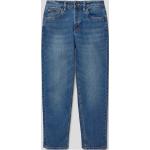 Hellblaue Garcia 5-Pocket Jeans für Kinder mit Reißverschluss aus Baumwollmischung für Jungen Größe 176 