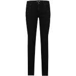 Schwarze Garcia 5-Pocket Jeans mit Reißverschluss aus Baumwolle maschinenwaschbar für Damen 