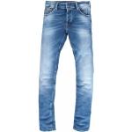 Vintage Garcia Slim Fit Jeans mit Reißverschluss aus Baumwolle enganliegend für Herren Weite 32, Länge 34 