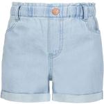 Reduzierte Hellblaue Garcia Jeans Shorts für Kinder mit Reißverschluss aus Baumwolle für Mädchen Größe 98 