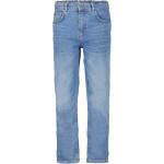 Blaue Straight Leg Jeans für Kinder aus Denim Größe 152 