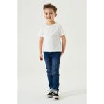 Reduzierte Blaue Garcia 5-Pocket Jeans für Kinder mit Reißverschluss aus Denim für Jungen Größe 122 