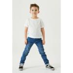 Reduzierte Blaue Garcia 5-Pocket Jeans für Kinder mit Reißverschluss aus Denim für Jungen Größe 92 