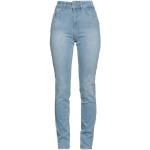 Blaue Unifarbene Garcia Slim Fit Jeans mit Knopf aus Baumwolle für Damen Weite 30, Länge 32 