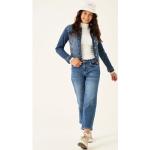 Reduzierte Blaue Garcia Mini Kurze Jeansjacken für Kinder aus Denim für Mädchen Größe 158 