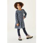 Reduzierte Dunkelblaue Garcia Rundhals-Ausschnitt Kinderkleider mit Knopf aus Polyester für Mädchen Größe 122 