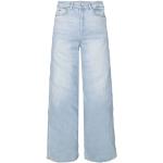 Blaue Garcia Jeans-Schlaghosen mit Reißverschluss aus Denim für Damen 