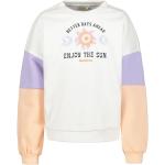 Reduzierte Cremefarbene Garcia Rundhals-Ausschnitt Kindersweatshirts aus Baumwolle Größe 98 