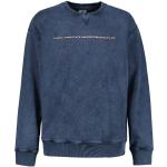 Garcia Sweatshirt, Regular-Fit, Stickerei, Rundhalsausschnitt, für Herren, blau, XL