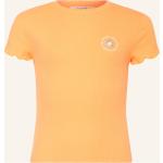 Neonorange Garcia T-Shirts aus Baumwollmischung für Damen 