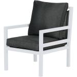 Weiße Garden Impressions Lounge Sessel aus Aluminium 
