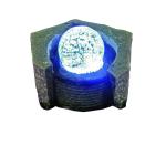 Dunkelgraue Springbrunnensets aus Granit LED beleuchtet 