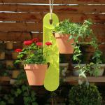 Grüne 50 cm Pflanzenampeln & Blumenampeln 21 cm aus Kunststoff mit Halterung 