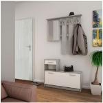 Reduzierte Weiße Moderne Garderoben mit Spiegel aus Beton 