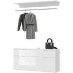 Weiße Höffner Garderoben Sets & Kompaktgarderoben Breite 100-150cm, Höhe 50-100cm 