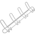 Weiße Garderobenleisten & Hakenleisten aus Stahl Breite 0-50cm, Höhe 0-50cm, Tiefe 50-100cm 