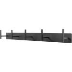 Schwarze Loftscape Garderobenleisten & Hakenleisten aus Metall Breite 50-100cm, Höhe 0-50cm, Tiefe 0-50cm 