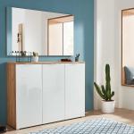 Weiße Moderne Möbel Exclusive Garderoben Sets & Kompaktgarderoben Breite 100-150cm, Höhe 150-200cm, Tiefe 0-50cm 2-teilig 