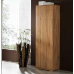 Braune Moderne Wooding Nature Garderobenschränke & Dielenschränke lackiert aus Massivholz Breite 50-100cm, Höhe 150-200cm, Tiefe 0-50cm 