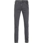 Anthrazitfarbene Unifarbene Gardeur 5-Pocket Jeans aus Denim für Herren Größe XXL 