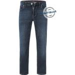 Blaue Bestickte Gardeur Slim Fit Jeans aus Baumwolle für Herren Weite 44, Länge 30 