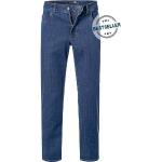 Blaue Gardeur Straight Leg Jeans aus Leder für Herren Weite 44, Länge 30 